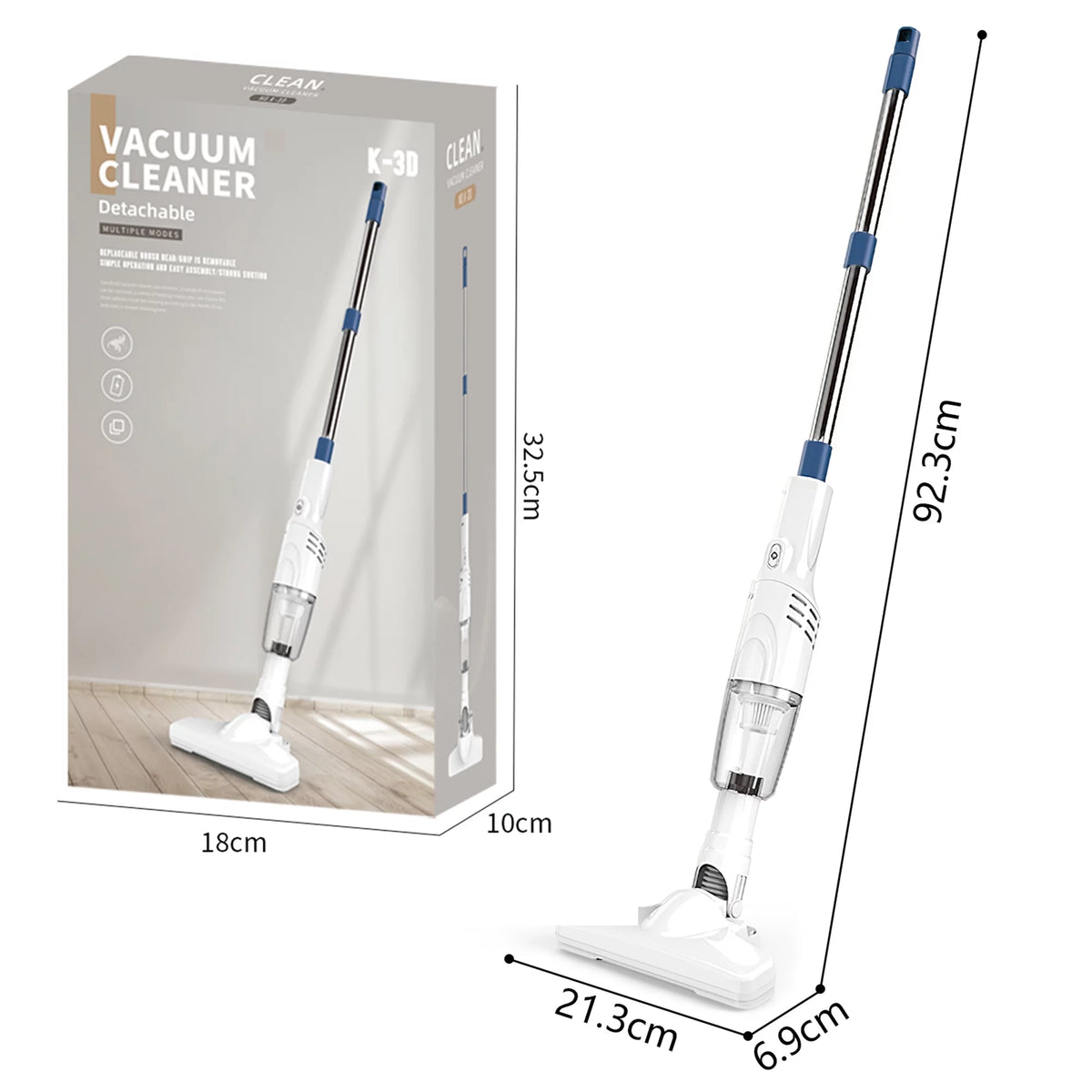 Cordless Stick Vacuum Cleaner with Powerful Suction S9487