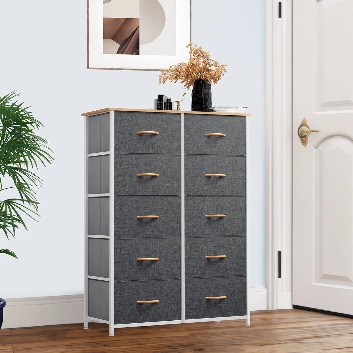 10 Drawer Fabric Storage Dresser Y5873