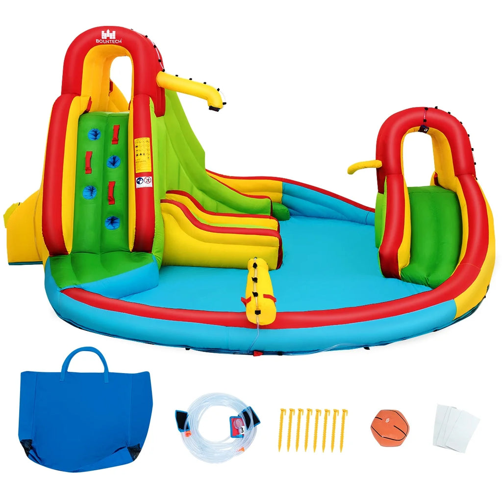 Kids Inflatable Water Slide Park with Splash Pool J125