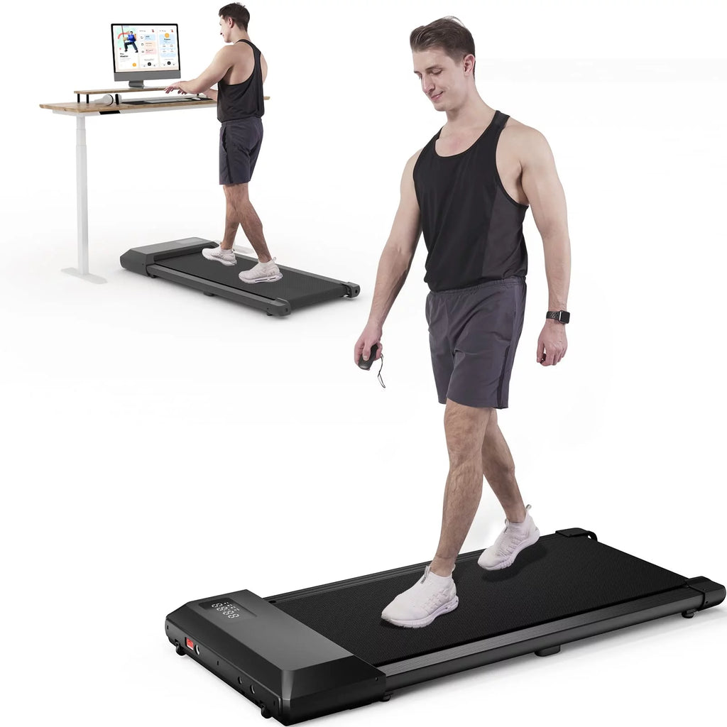 2.5Hp Walking Pad Treadmill with Remote Control and LED Display Q5479