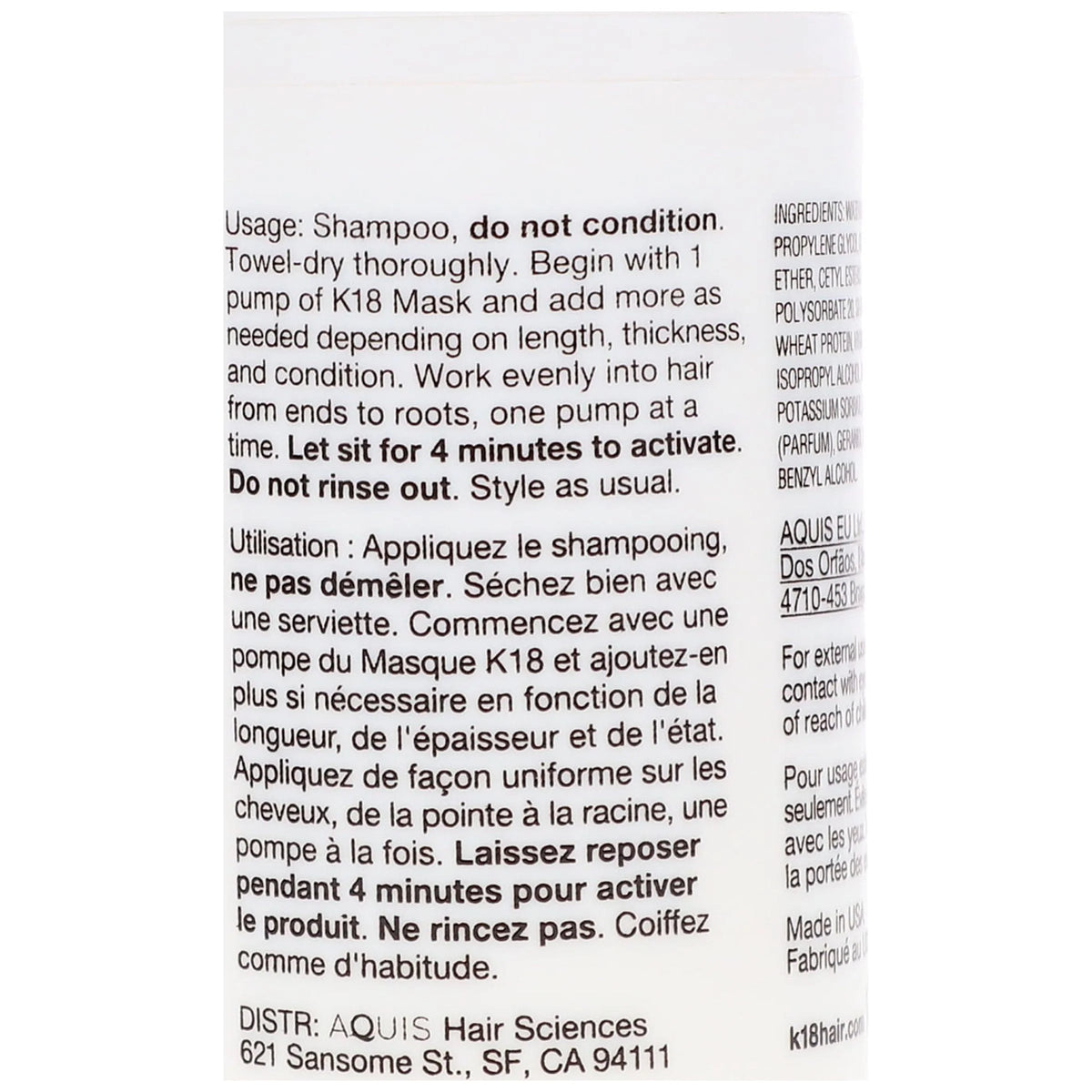 Leave-In Molecular Repair Hair Mask 1.7 oz R3783