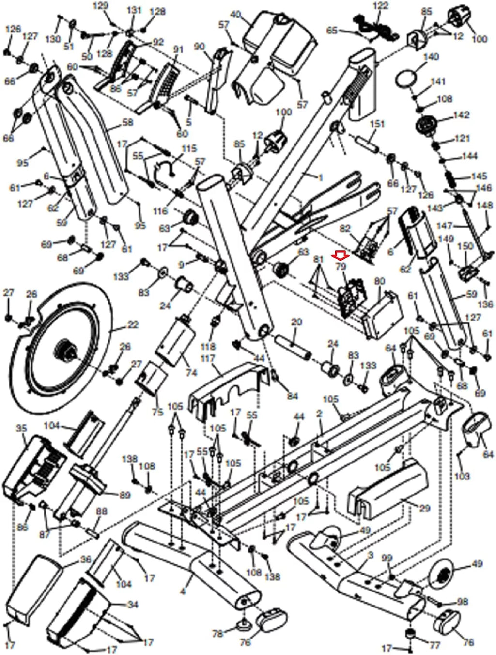Motor Control Board Controller Stationary Bike X27828