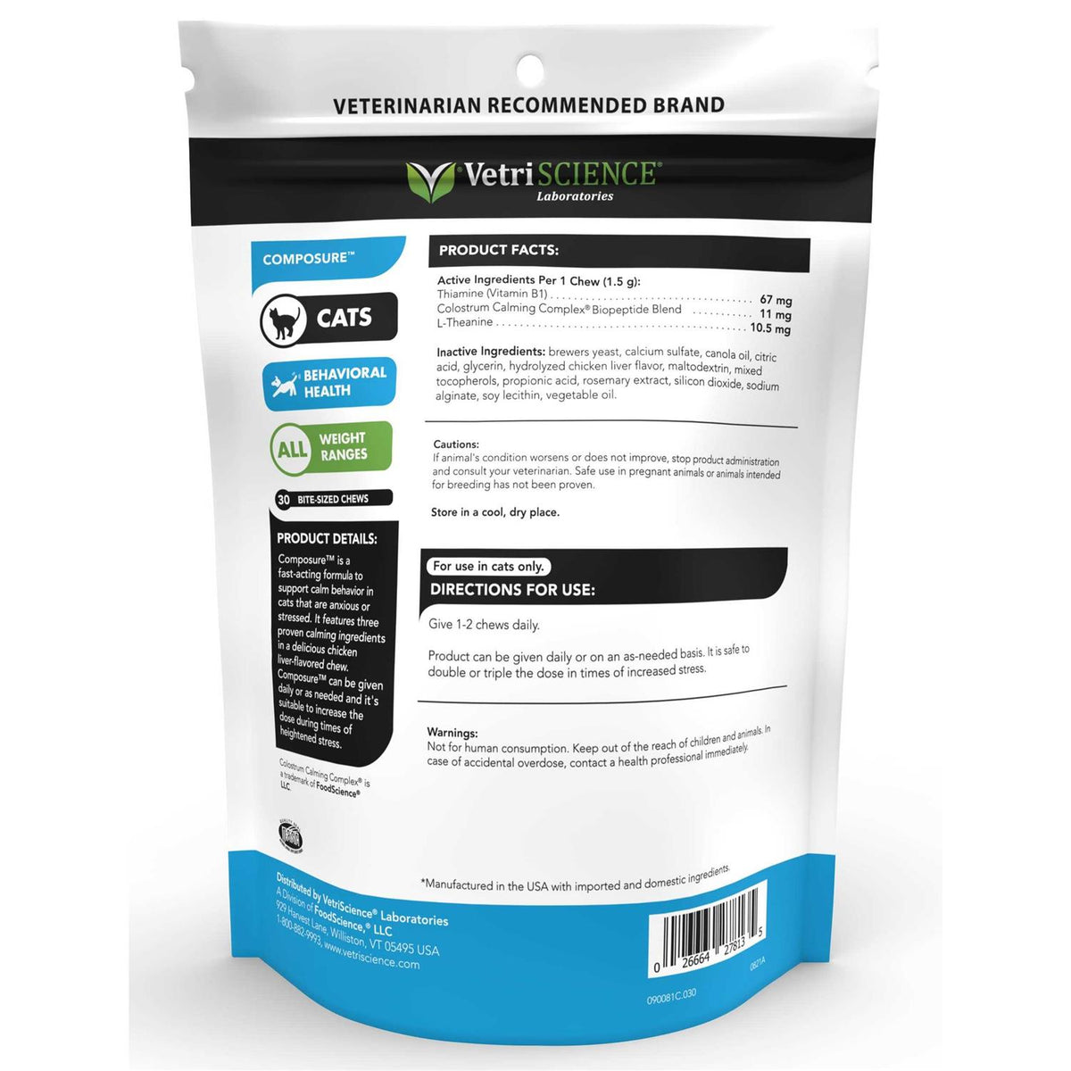 Composure for Cats K8962