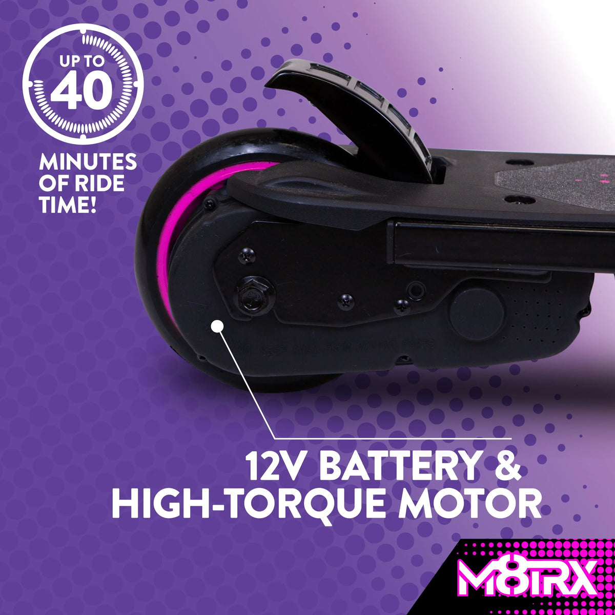 Pink 12V Electric Scooter Q83017