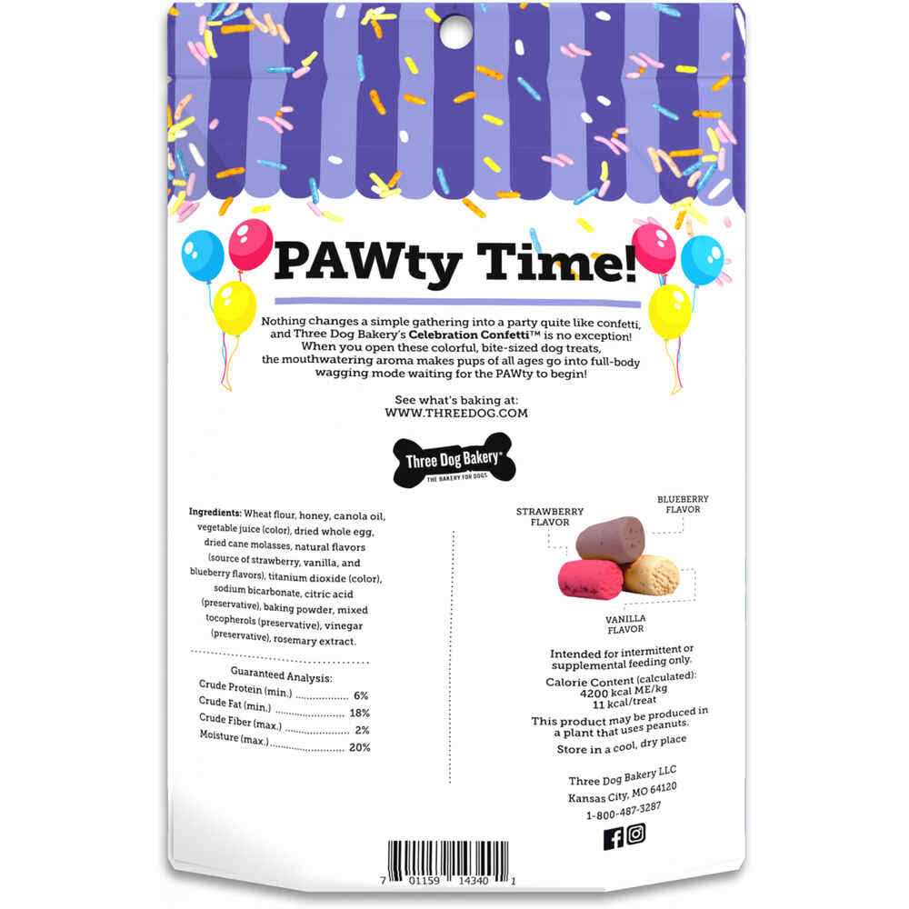 Confetti Bites Dog Treats T1030