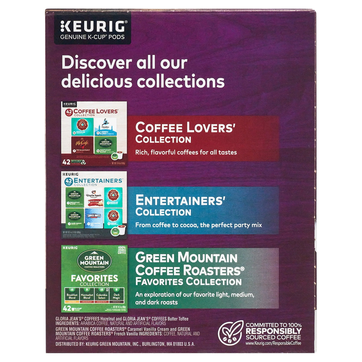 Flavored Variety Coffee K-Cup Pods, 42 Count C956