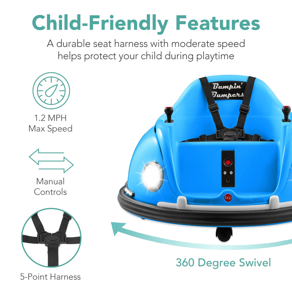 6V Kids Ride On Bumper Car with Remote Control C711915