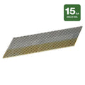 1-1/2 in. 15 GA Bright Finish Nails, 1000 Piece W6038