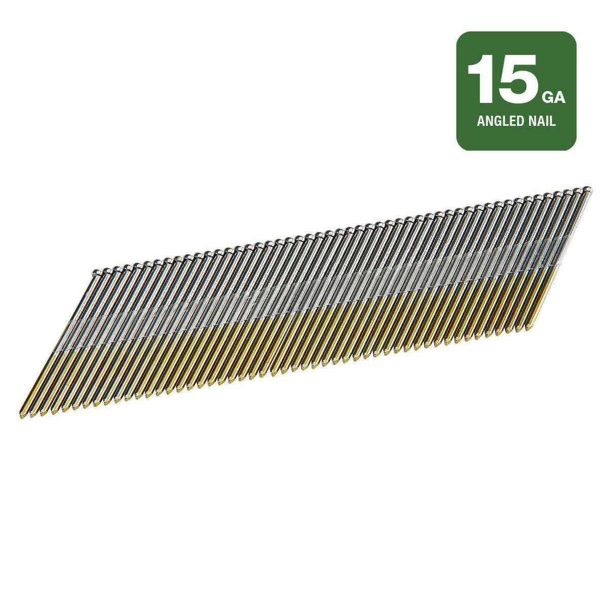1-1/2 in. 15 GA Bright Finish Nails, 1000 Piece W6038