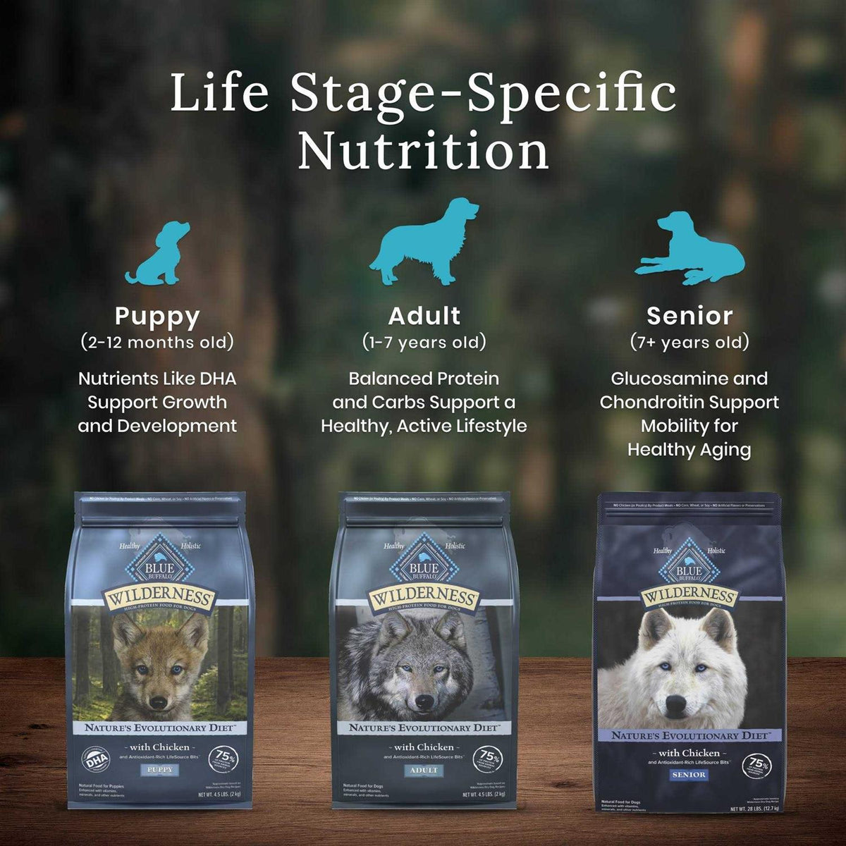 High Protein Natural Puppy Dry Dog Food Chicken D6746