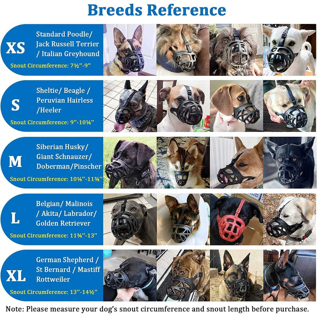 Breathable Basket Dog Muzzle F11148