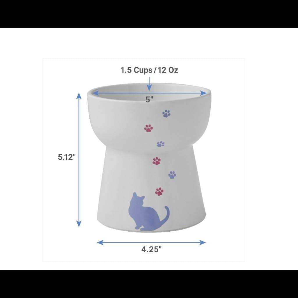 Elevated Cat Dish B641764