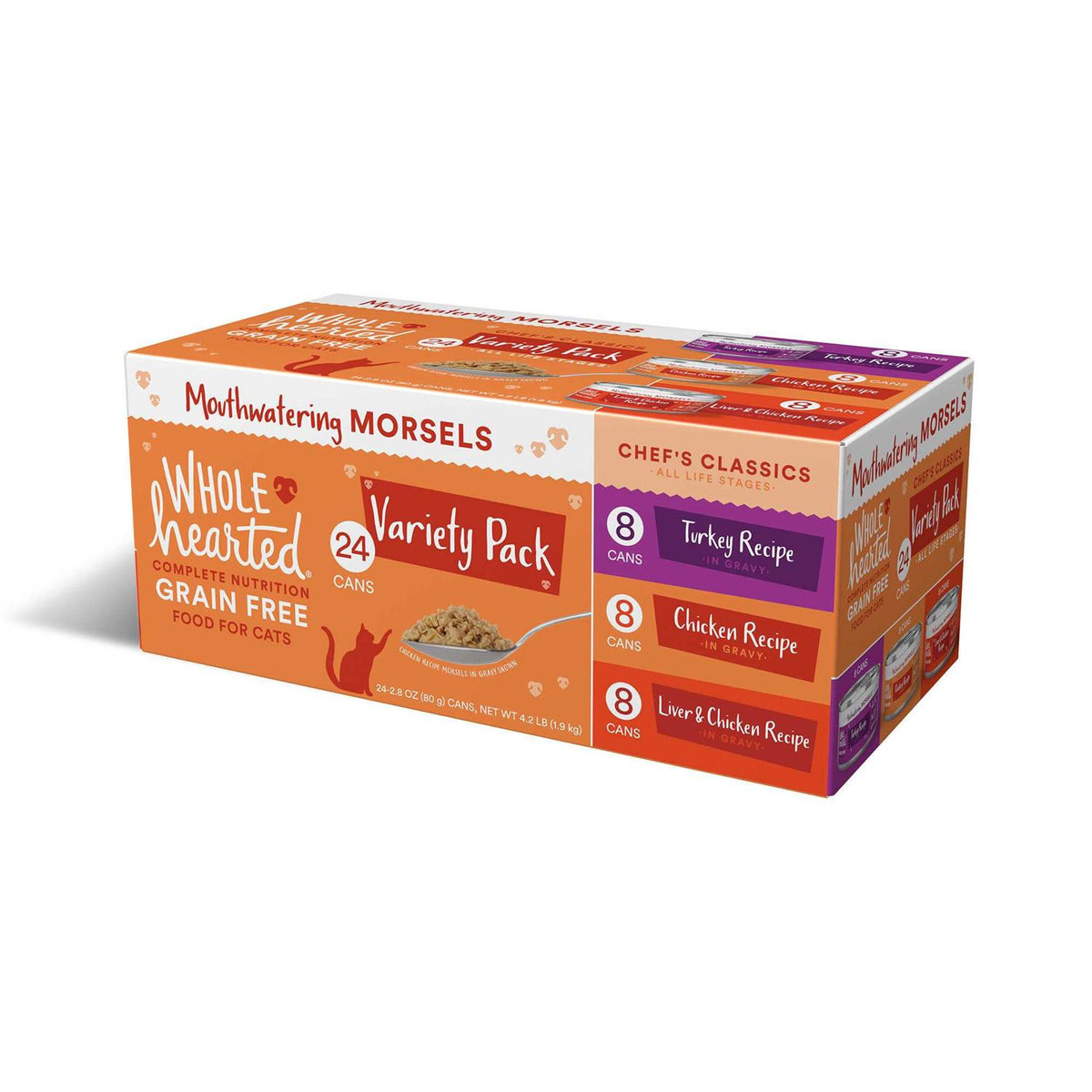 Grain-Free Wet Cat Food Variety Pack A540853