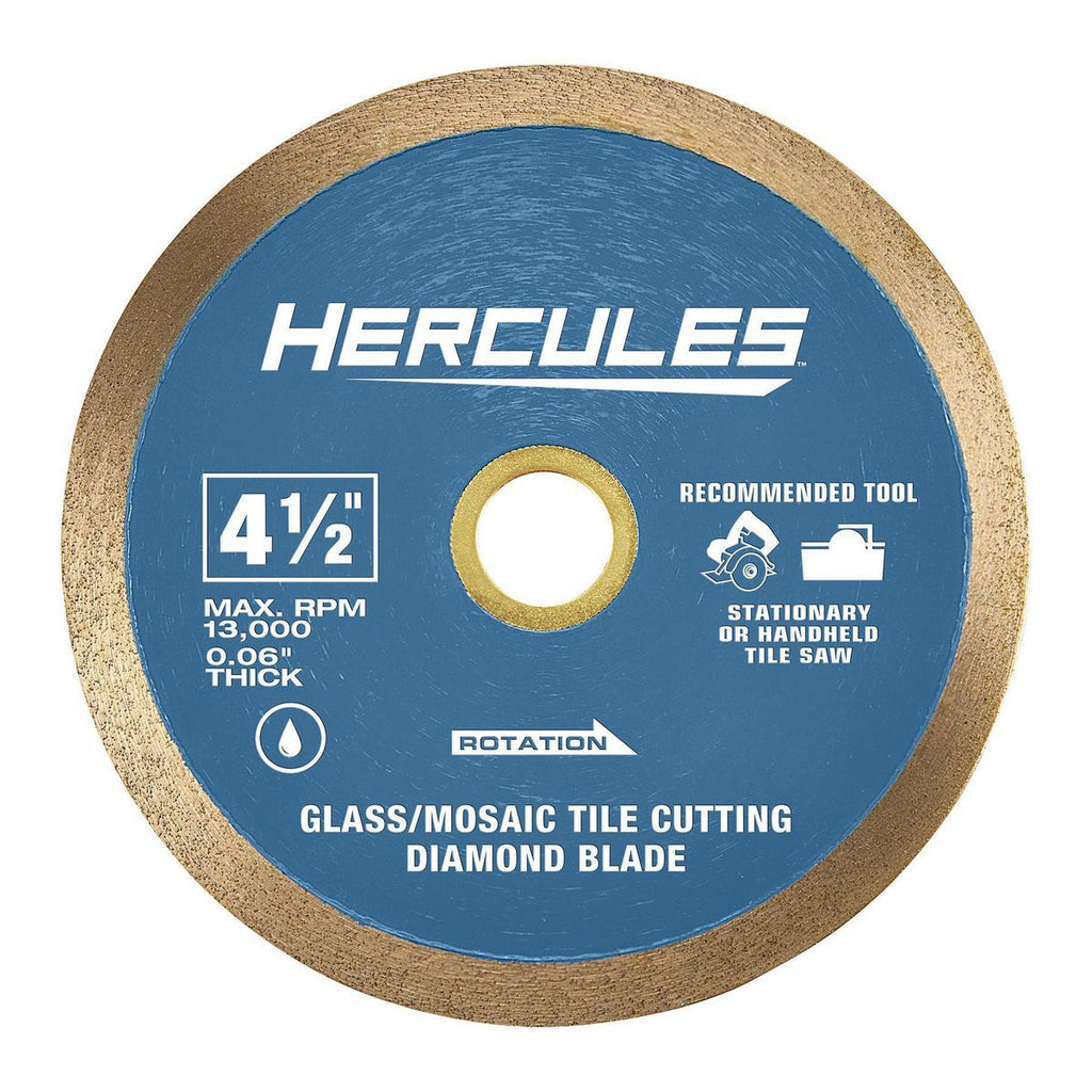 4-1/2 in. Glass and Mosaic Tile Cutting Diamond Blade L9471