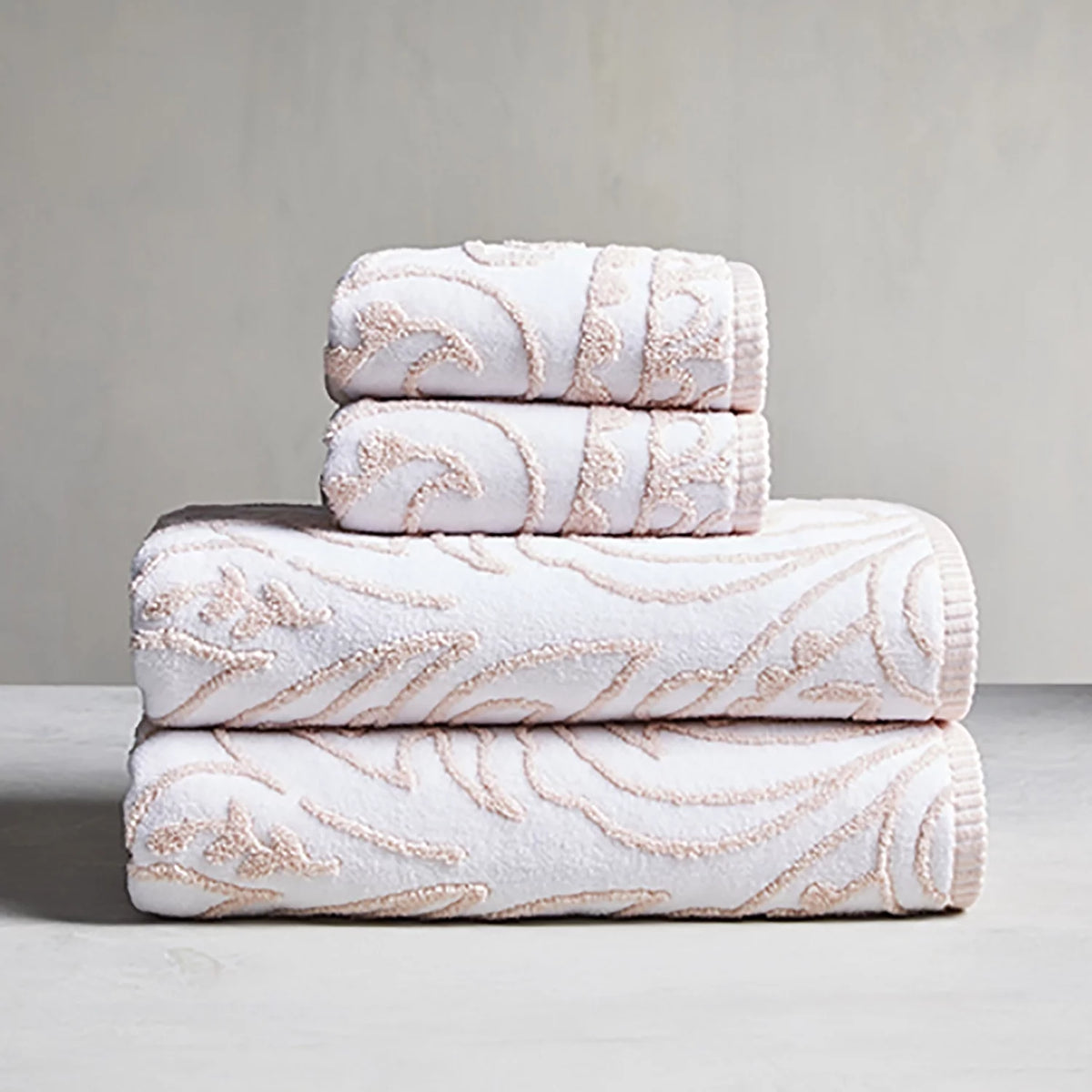 6 Piece Heathered Towel Set M928