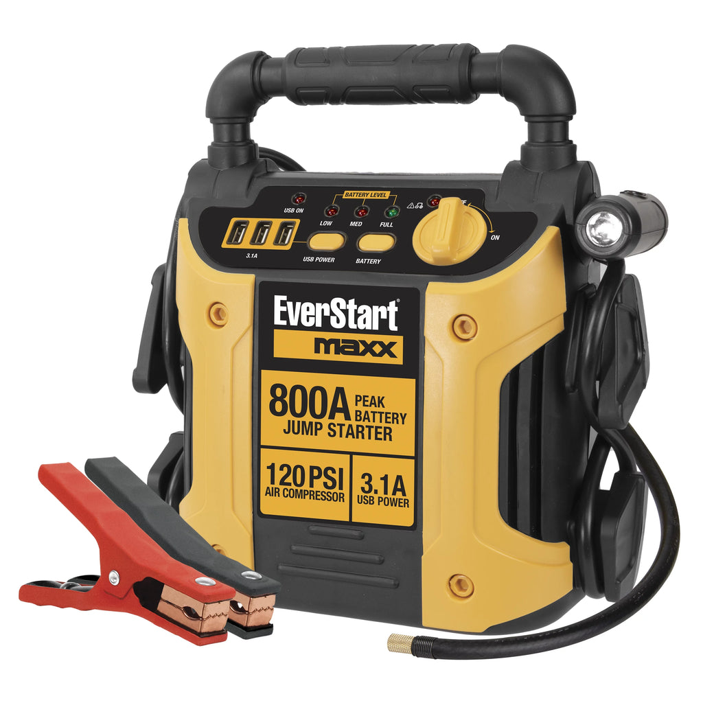 800 Peak Amp Jump Starter with 120 PSI Compressor X13226