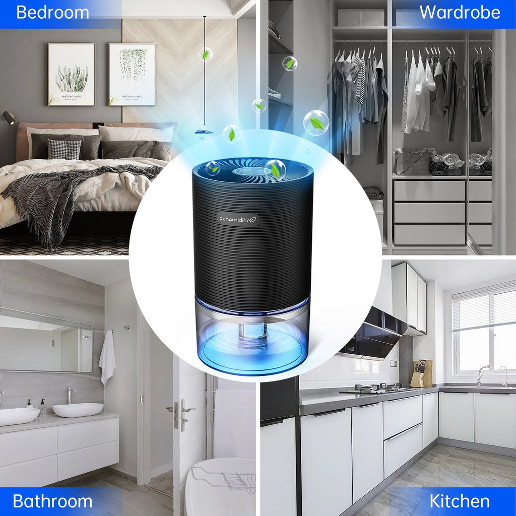 Small Dehumidifier 27oz with Auto-off Black P75285
