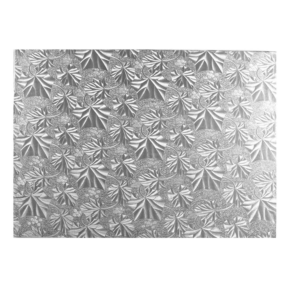 Rectangular Silver Cake Board Pack of 12 A8566