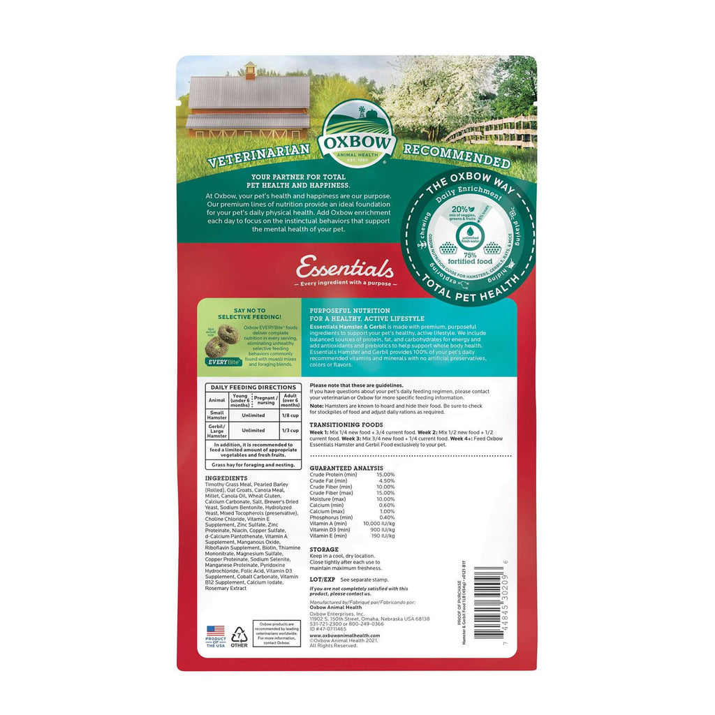 Hamster/Gerbil Food U16804