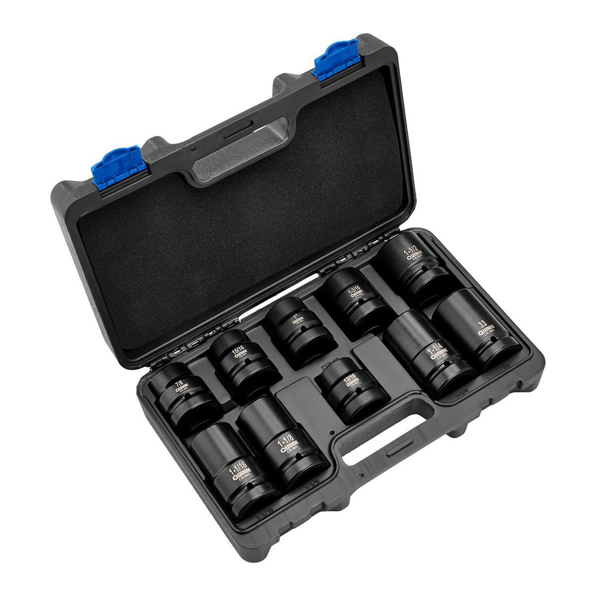 1 in. Drive SAE and Metric Impact Set, 10-Piece I405218