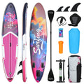 11 Ft Inflatable Stand Up Paddle Board and Sit-on Kayak Set F19500