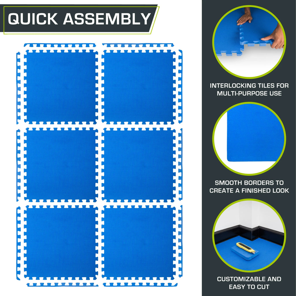 Extra Thick EVA Foam Exercise Mat Tiles L79817