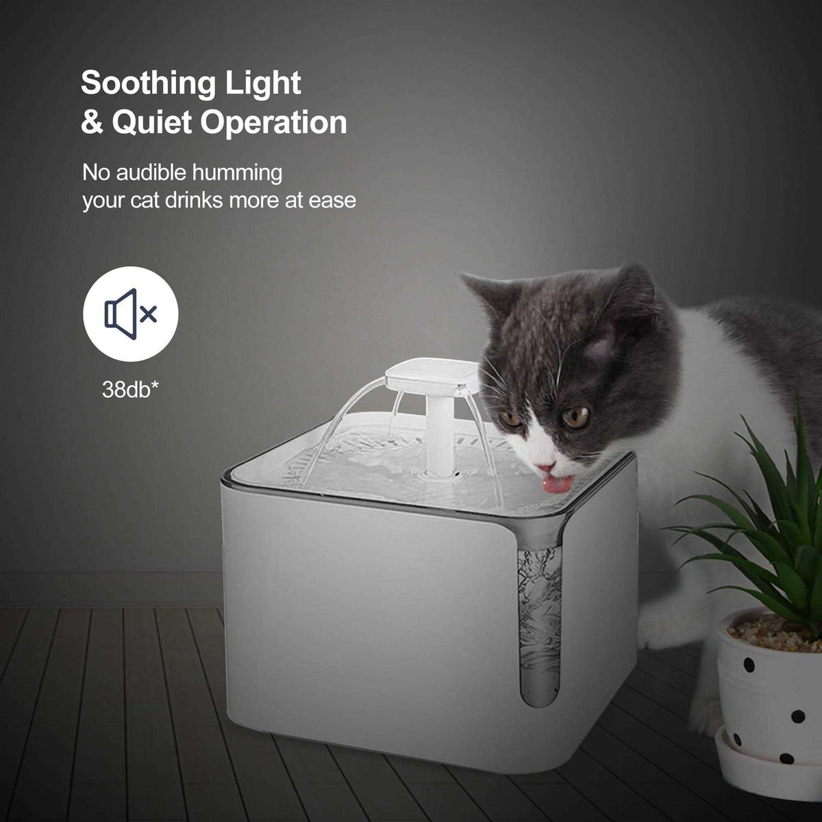 Automatic Cat Water Fountain E5156