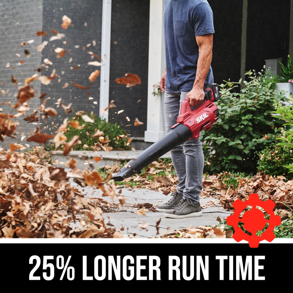 20V Brushless 400 CFM Leaf Blower with Battery & Charger Y21566