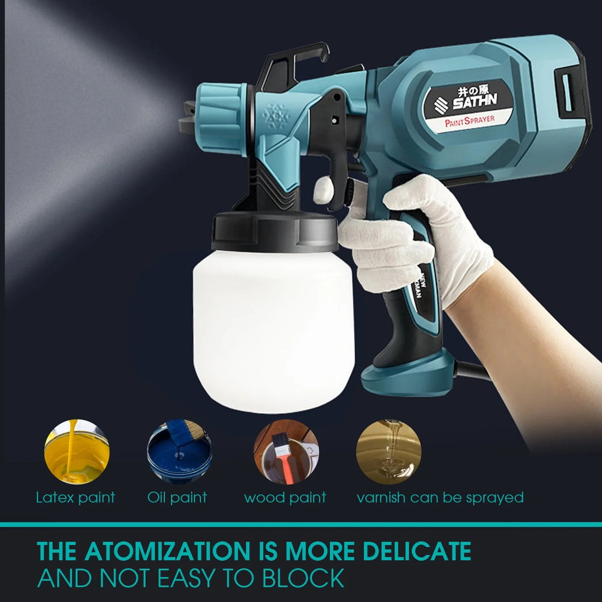800W Electric HVLP Paint Sprayer V885