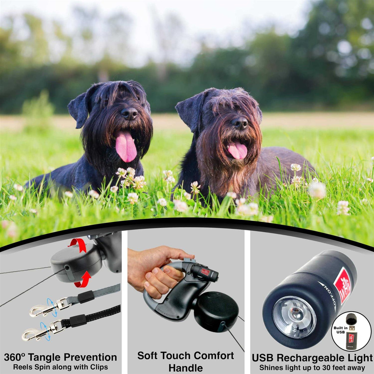 Retractable Leash with 360 Coupler T86374