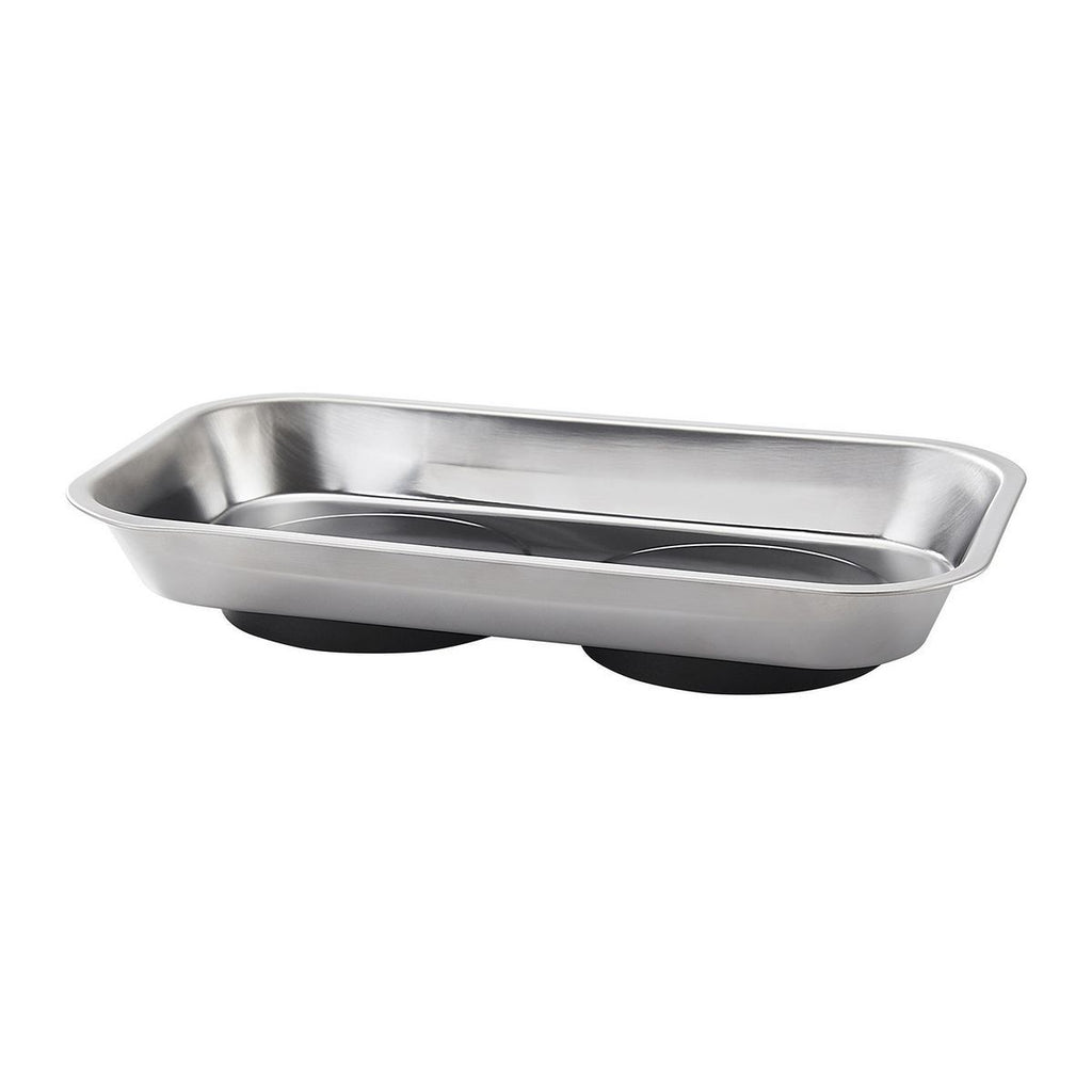 9-1/2 in. x 5-1/2 in. Magnetic Stainless Steel Parts Tray C85125