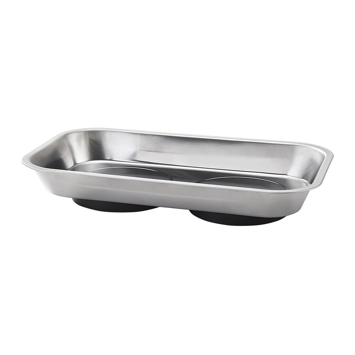 9-1/2 in. x 5-1/2 in. Magnetic Stainless Steel Parts Tray C85125