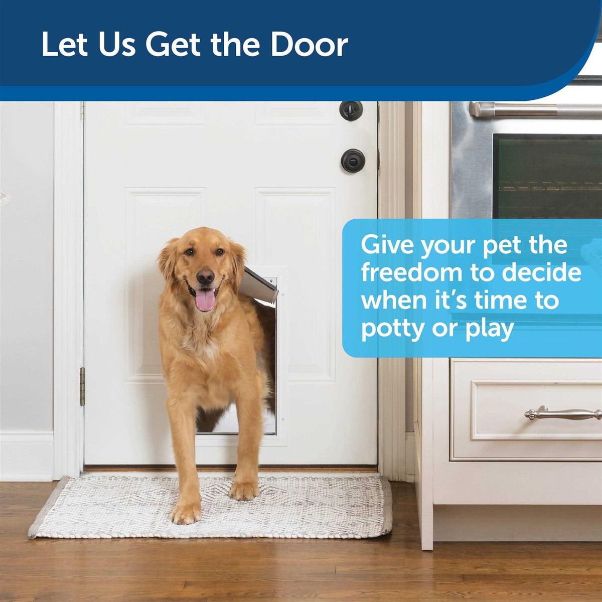 Aluminum Pet Door Q666374