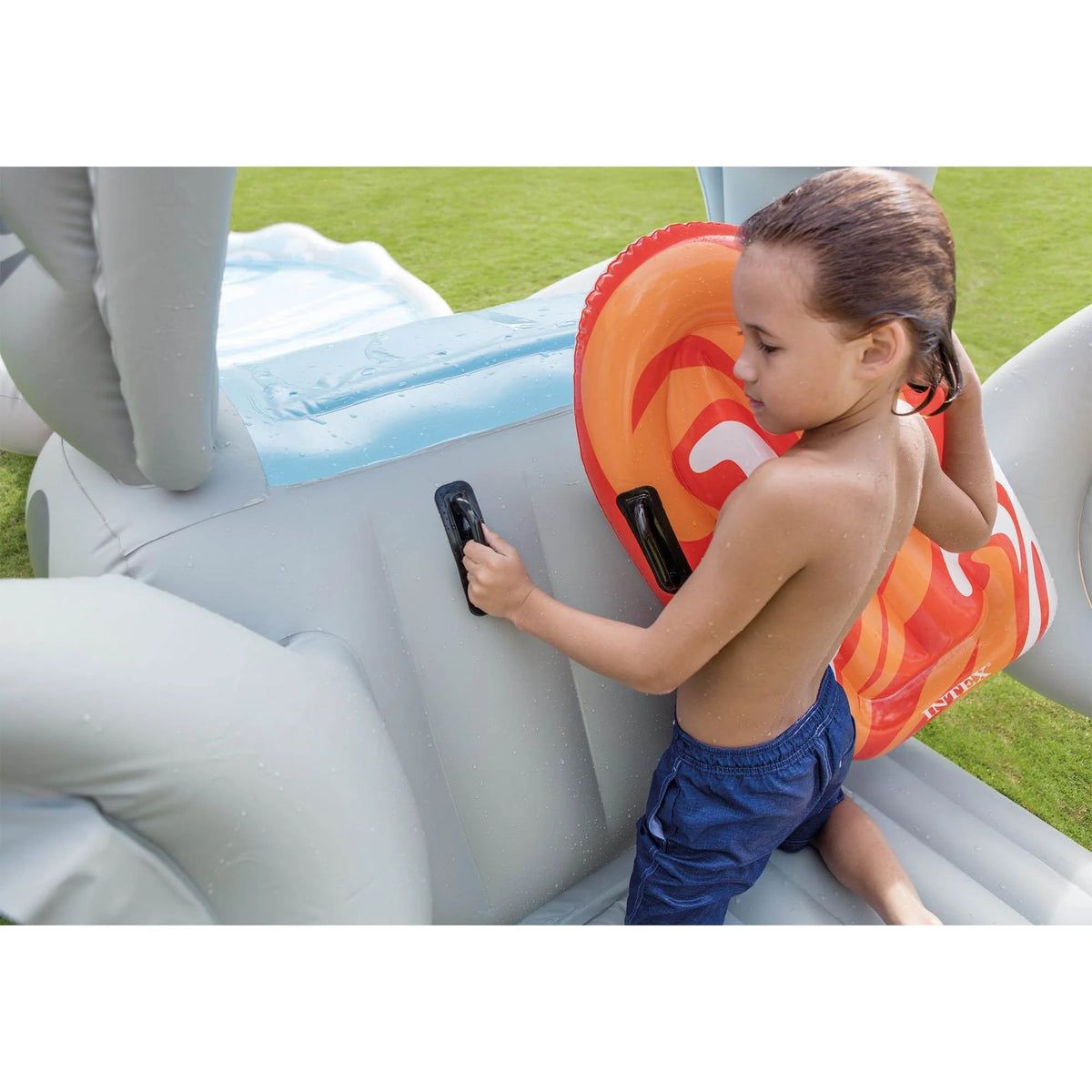 Inflatable Water Slide and Repair Patch Kit N37629