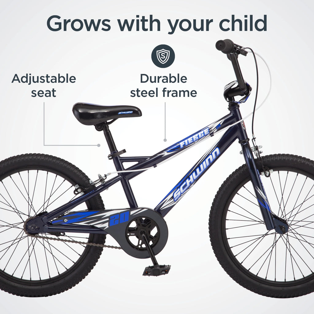 Kids Bicycle, 20 in. Wheels, Blue U4147