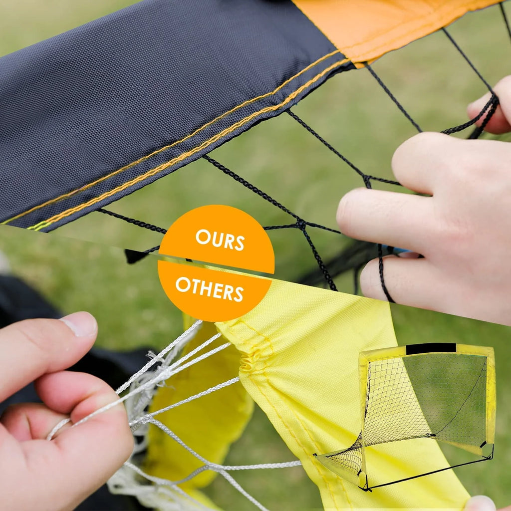 6'x4' Set of 2 Foldable Soccer Goals S728