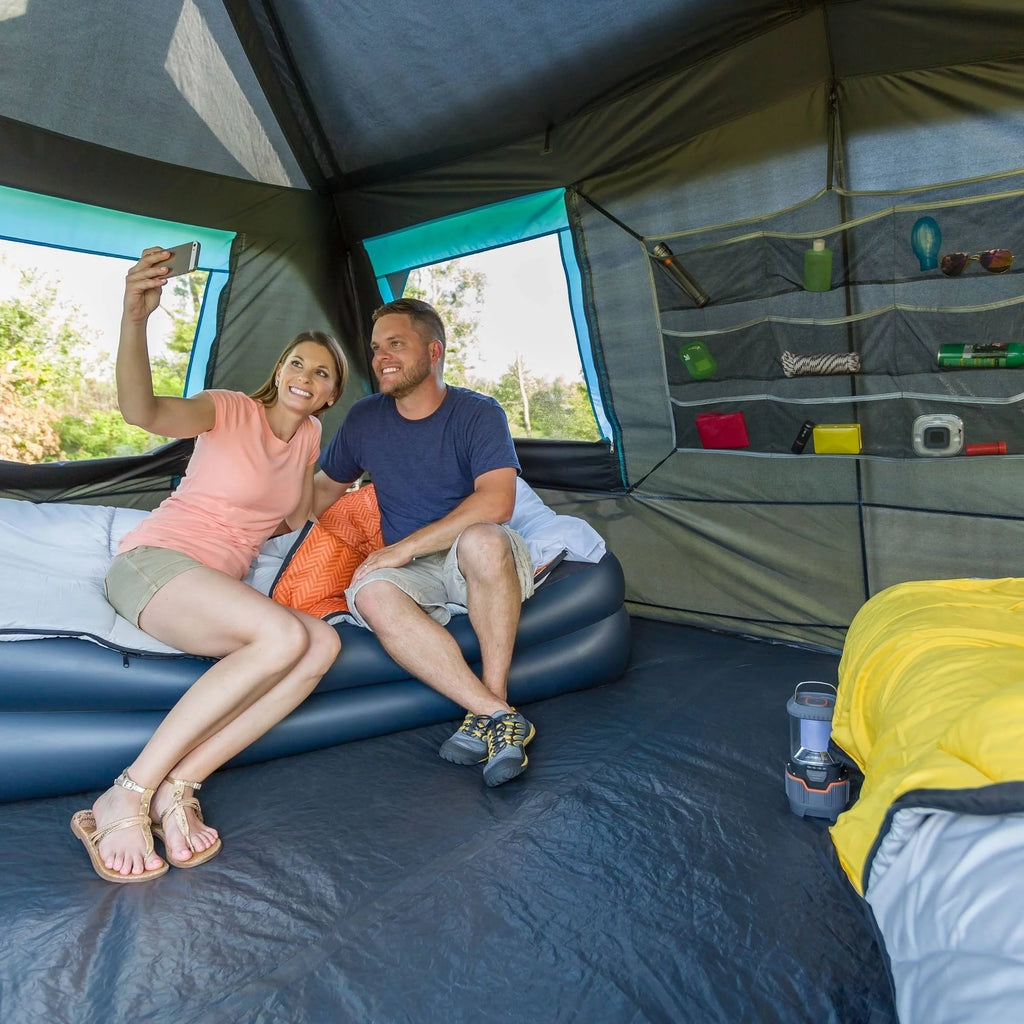 14'x10' 10-Person Dark Rest Instant Cabin Tent T95884