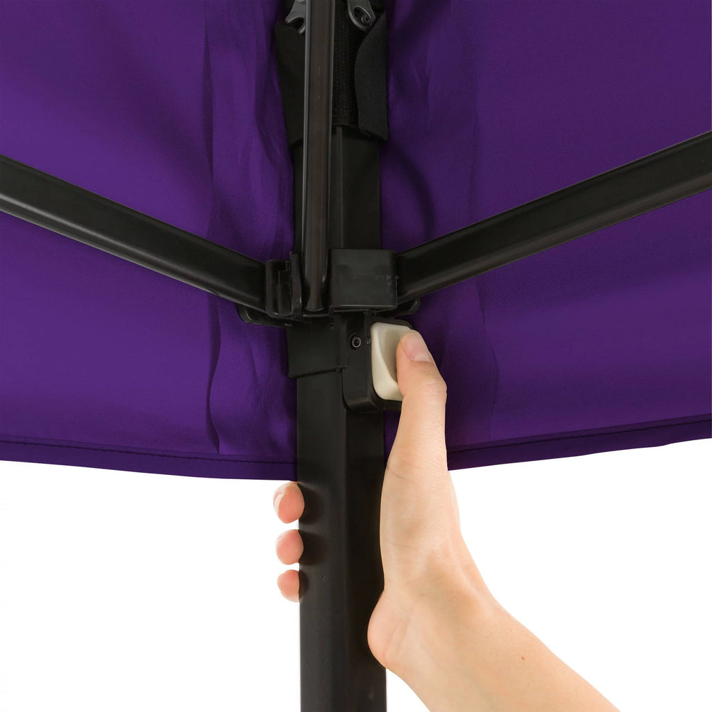 10 ft x 10 ft White Instant Canopy F660380