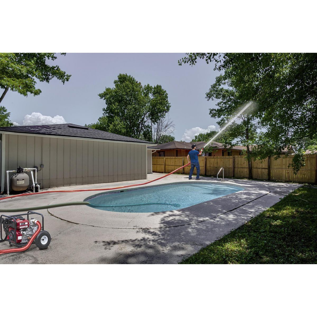 100 ft. High-Volume Watering Kit with Adjustable Spray Nozzle F810
