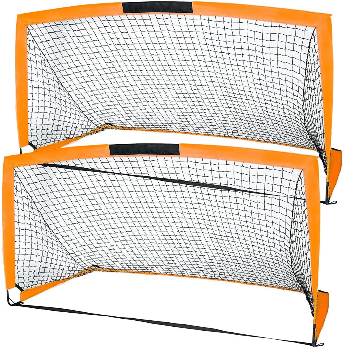 6'x4' Set of 2 Foldable Soccer Goals S728