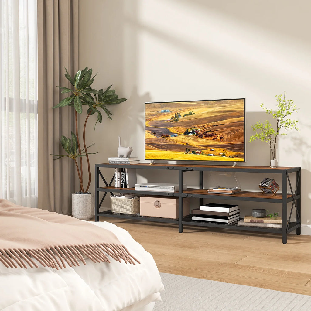 Wood TV Stand up to 75 Inch H749