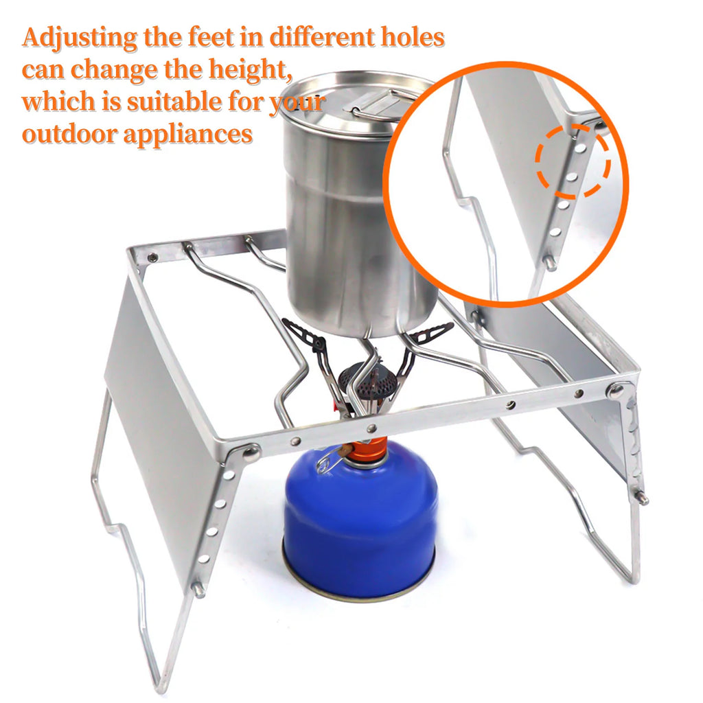Folding Portable Charcoal Grill Stainless Steel BBQ X2776