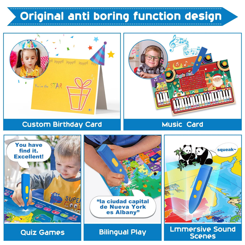 Educational Map Games for Kids X870