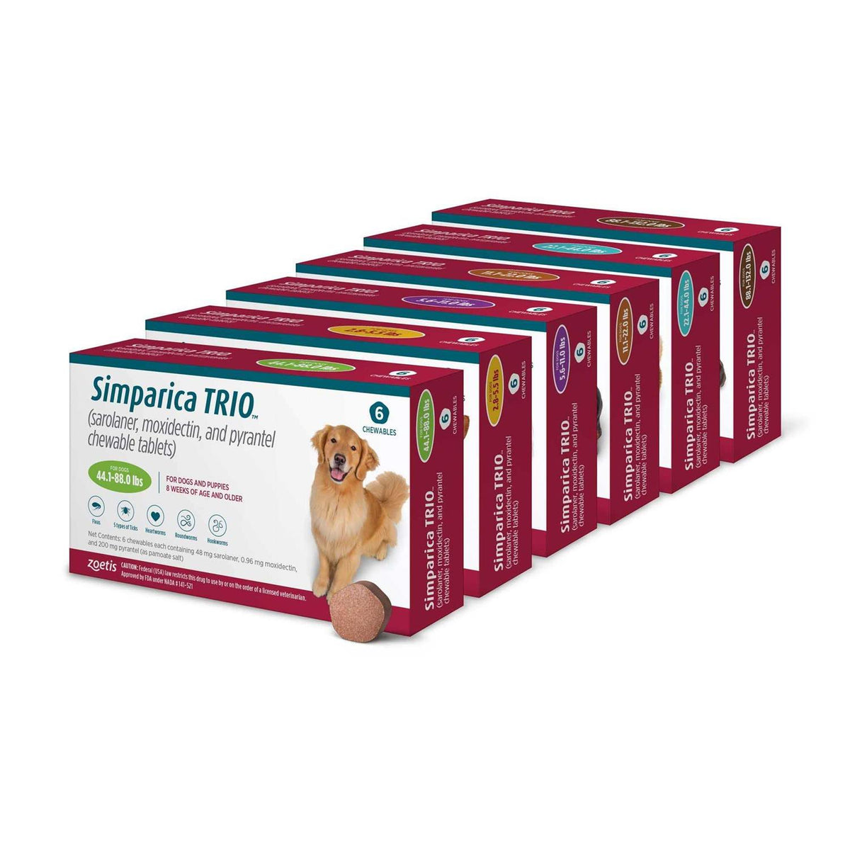 Simparica Trio Dogs X773