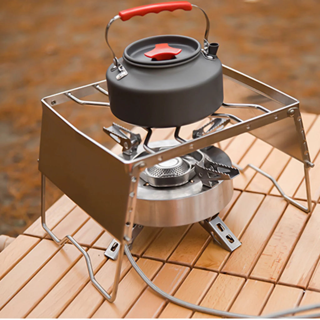 Folding Portable Charcoal Grill Stainless Steel BBQ X2776