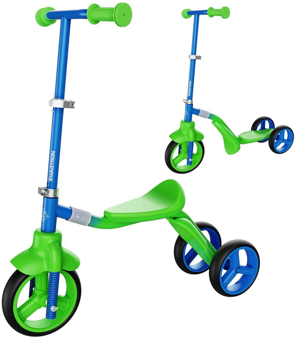 3 Wheel Scooter & Ride-On Balance Trike 2-in-1 Adjustable F46828