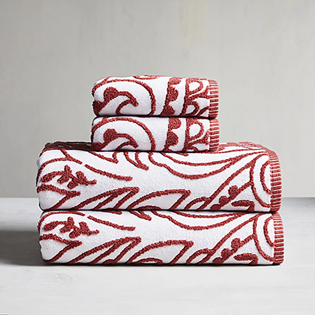 6 Piece Heathered Towel Set M928