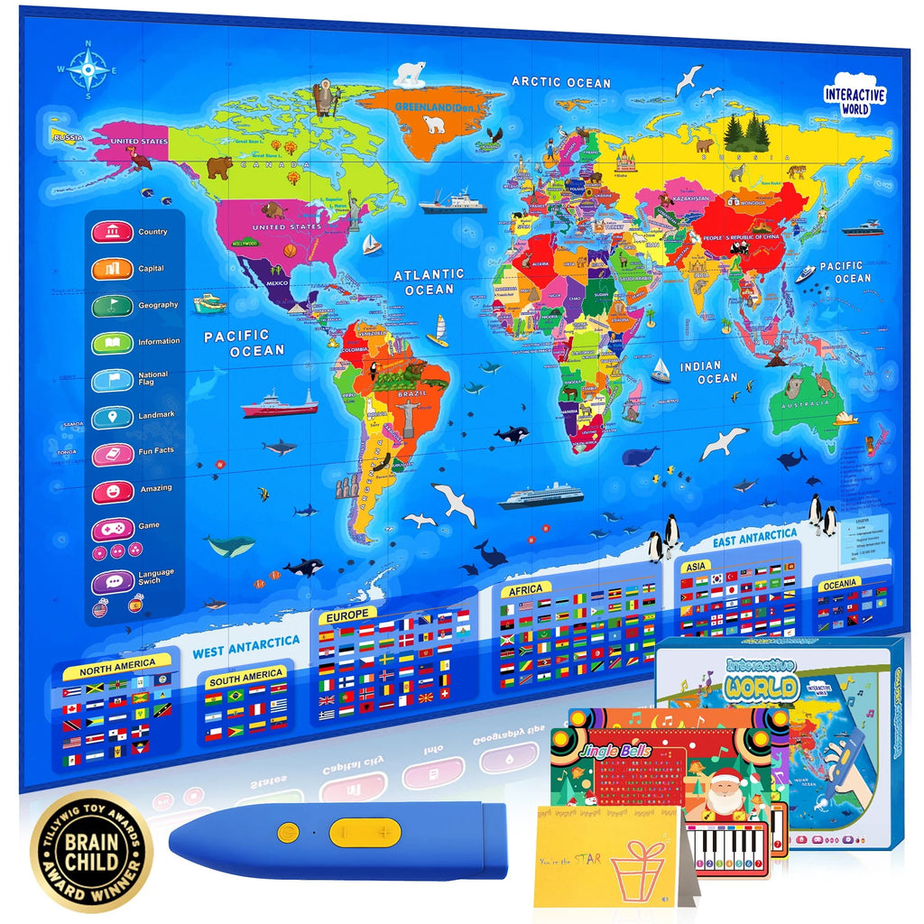 Educational Map Games for Kids X870