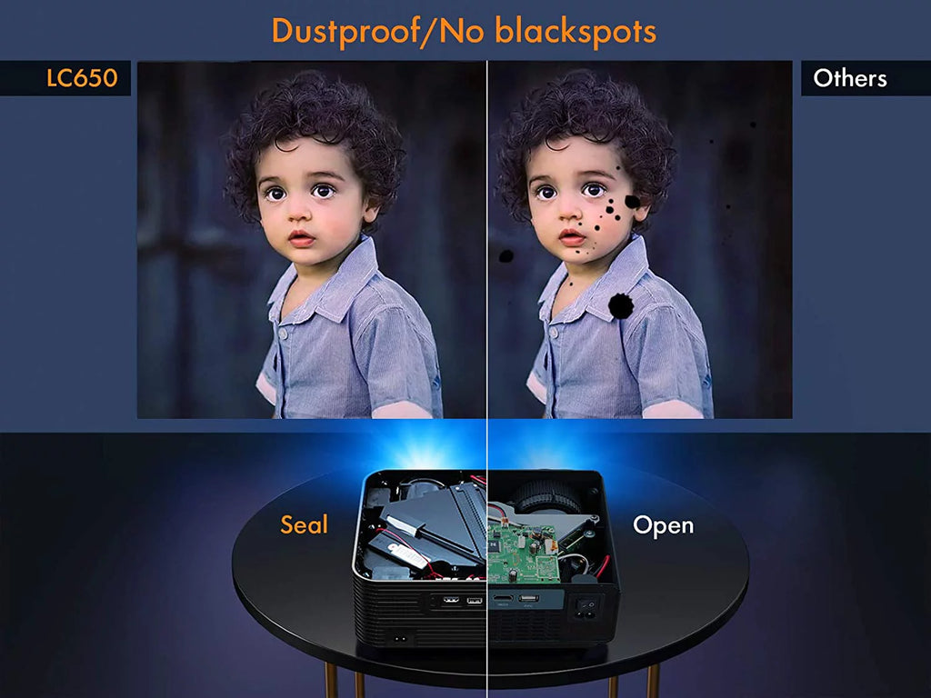 4K Projector Native 1080P Black N230589