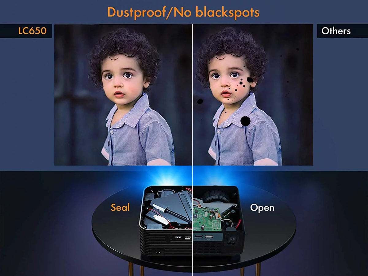 4K Projector Native 1080P Black N230589
